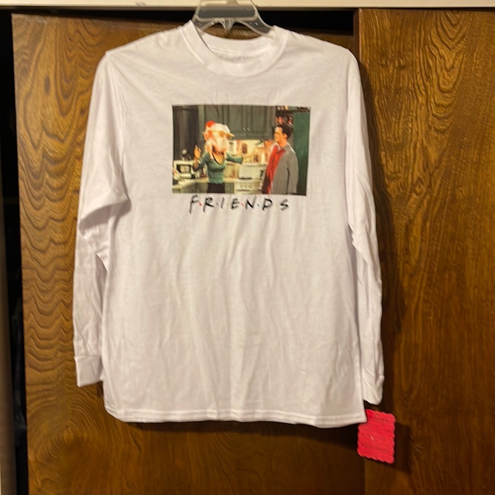 Friends Thanksgiving long sleeve tee,sz.L
